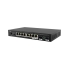 Tenda TEM2010F network switch Unmanaged 2.5G Ethernet (100/1000/2500) Black, 8-port 2.5G Ethernet, 2 SFP,  50Gbps,  37.2 Mpps,  16K, Black
